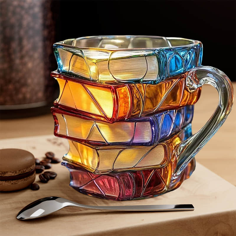 Original Handmade 3D Book Mug