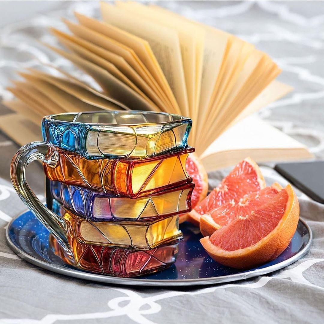 Original Handmade 3D Book Mug