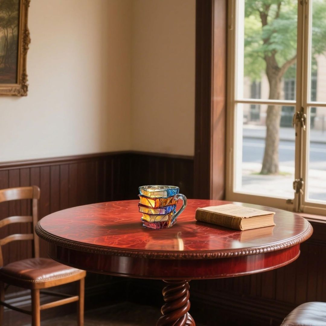 Original Handmade 3D Book Mug