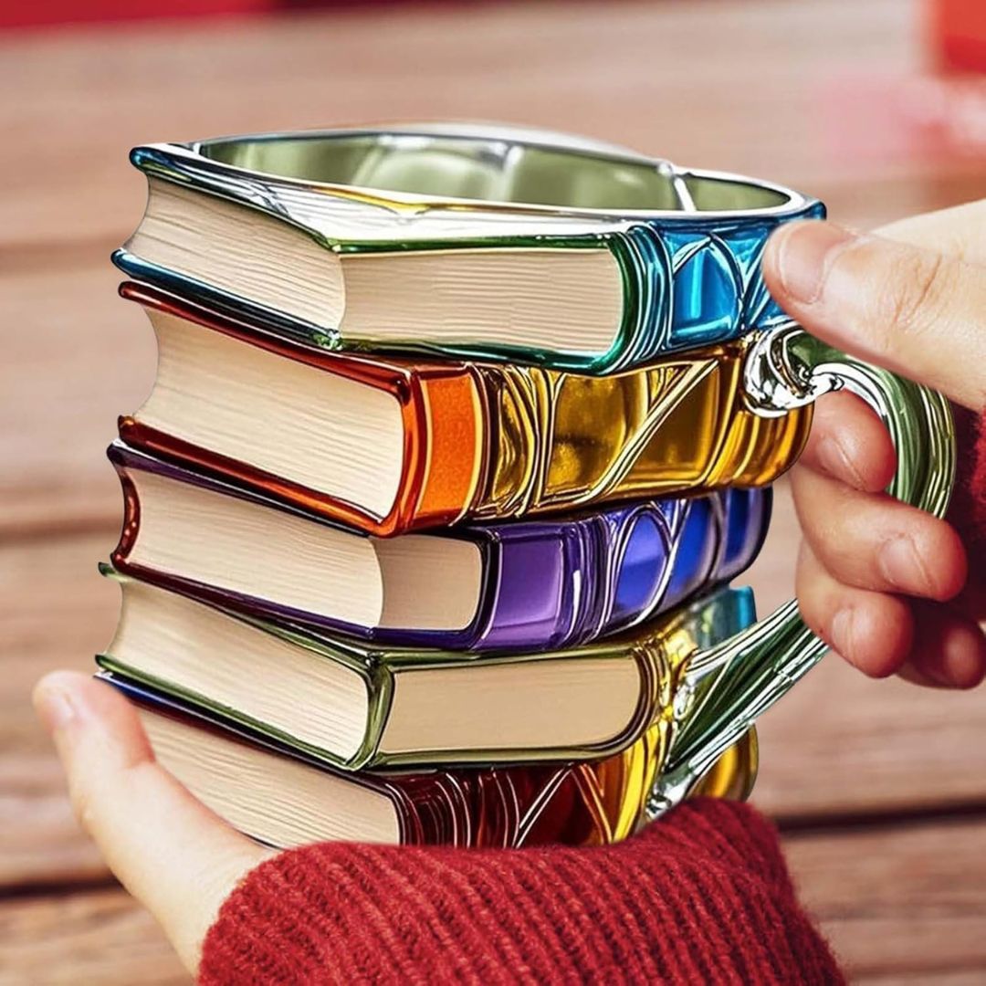 Original Handmade 3D Book Mug